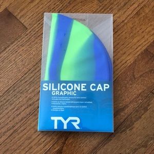 NEW TYR Silicone Swim Cap